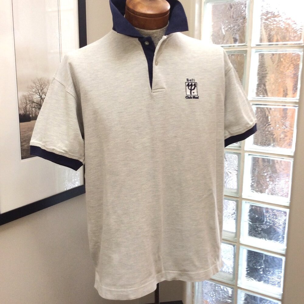 3 Men's T-Shirts Golf Shirts. Size XL, Vintage Club Med Bali